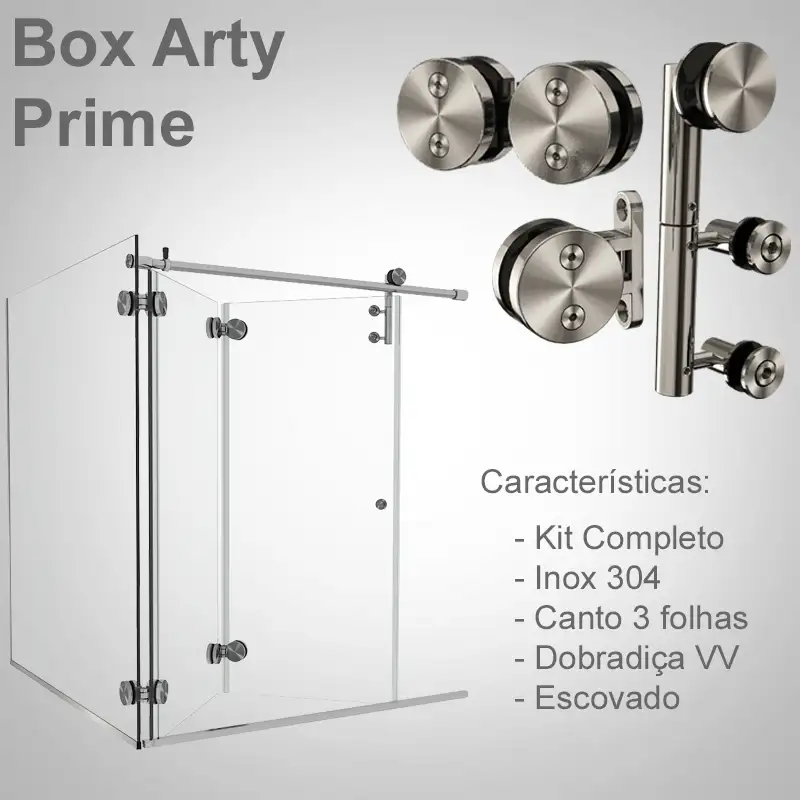 Canto 3 Folhas Escovado